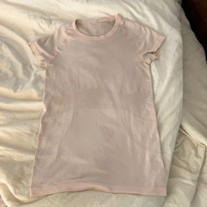 Pink Lululemon Swiftly Tee
